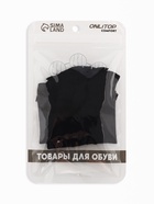 Корректоры - разделители для пальцев ног, капроновые, 36-42 р-р, пара, чёрные 10803652 - фото 16413771