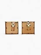 Серьги клипсы для ушей QF «Тренд. Квадрат», цвет золото - Фото 4