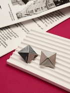 Серьги клипсы для ушей QF «Тренд. Квадрат», цвет серебро - Фото 2