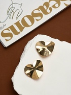 Серьги клипсы для ушей QF «Тренд. Сердечко», металл, цвет золото - Фото 2