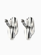 Серьги клипсы для ушей QF «Тренд. Круг», цвет серебро - Фото 3