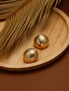 Серьги клипсы для ушей QF «Тренд. Объёмный круг», цвет золото - Фото 2