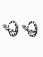 Клипсы «Тренд» объёмный круг, цвет серебро - Фото 2