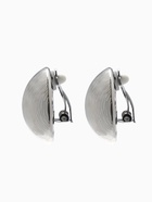 Серьги клипсы для ушей QF «Тренд. Объёмный круг», цвет серебро - Фото 6