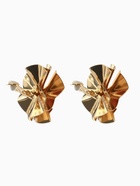 Клипсы «Тренд» объёмный цветок, цвет золото - Фото 3