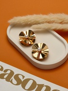 Клипсы «Тренд» объёмный цветок, цвет золото - Фото 2