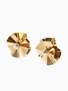 Клипсы «Тренд» объёмный цветок, цвет золото - Фото 5