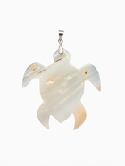 Подвеска «Галиотис» черепаха, цветная в серебре - Фото 3