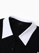 Платье мини женское с воротником MIST, размер 44, чёрное - фото 45515054