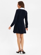 Платье мини женское с воротником MIST, размер 46, чёрное - фото 45515058