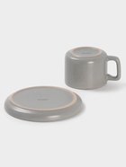 Чайная пара Доляна «Гранит», 2 предмета: чашка d=270 мл, блюдце d=15.5 см, керамика, серая - Фото 5