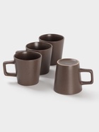 Набор кружек Доляна «Гранит», 4 шт., 340 мл, керамика, коричневый - Фото 3