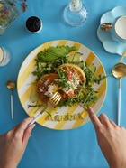 Тарелка Доляна «Райе», d=26.5 см, керамика, жёлтая - Фото 8