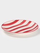 Тарелка Доляна «Райе», d=19.5 см, керамика, красная - Фото 2