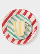 Тарелка Доляна «Райе», d=19.5 см, керамика, красная - Фото 4