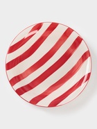 Тарелка глубокая Доляна «Райе», 600 мл, d=21 см, керамика, красная - Фото 2