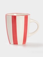 Кружка Доляна «Райе», 360 мл, 13×9×10.5 см, керамика, красная - Фото 2