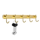 УЦЕНКА Вешалка CAPPIO CVP004, металлическая, пятирожковая, цвет золотой - Фото 2