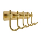УЦЕНКА Вешалка CAPPIO CVP004, металлическая, пятирожковая, цвет золотой - Фото 4
