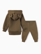 Костюм (толстовка, брюки) «Крошка Я» BASIC LINE, рост 80-86 см, кофейный - Фото 7