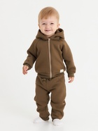 Костюм (толстовка, брюки) «Крошка Я» BASIC LINE, рост 86-92 см, кофейный - Фото 1