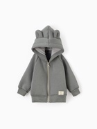 Костюм детский (толстовка, брюки) «Крошка Я» BASIC LINE, рост 62-68 см, серый - Фото 6