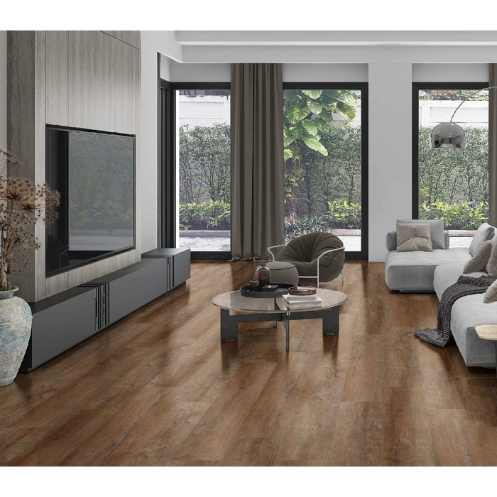 Влагостойкий ламинат напольный SPC Fresh FH-108, цвет дуб белогорье, 2.16 м² - Фото 1