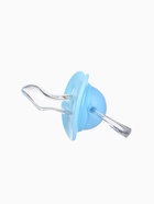 Соска-пустышка ортодонтическая, силикон, от 6 мес., с колпачком, голубая, МИКС - фото 115768341