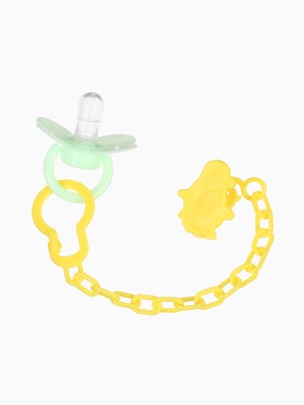 Пустышка классическая, с держателем, +0 мес.