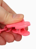 Пустышка классическая, с держателем, +0 мес., розовая - фото 115682401