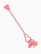 Пустышка классическая, с держателем, +0 мес., розовая - фото 119108988