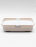 Лоток ALTA для кошек с сеткой 50×38×13.5 см, бело-бежевый - Фото 4