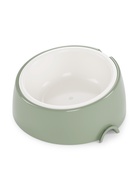 Лего-миска для животных ALTA, 300 мл, с наклоном, пластик, фисташковая - Фото 1