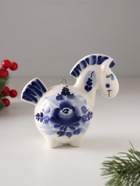 Ёлочная игрушка фарфор «Фигурка. Лошадь Русская», авторская роспись, 11 см - Фото 2