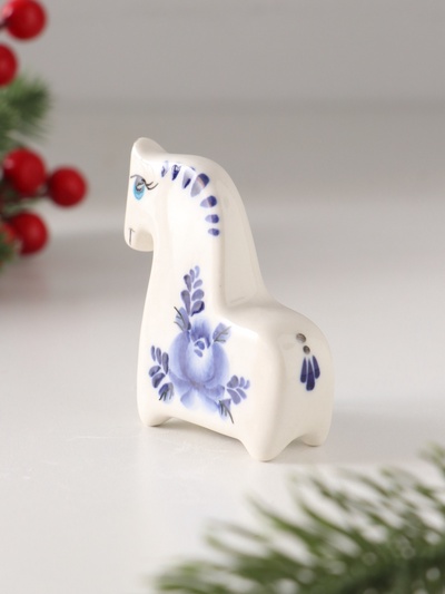 Фигурка фарфор «Конь Русский», 7 см