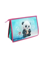 Папка для тетрадей А4, 330×230×100 мм, deVENTE Yummy Panda, молния сверху, пластиковая, для девочки - Фото 2