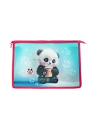 Папка для тетрадей А4, 330×230×100 мм, deVENTE Yummy Panda, молния сверху, пластиковая, для девочки - Фото 3