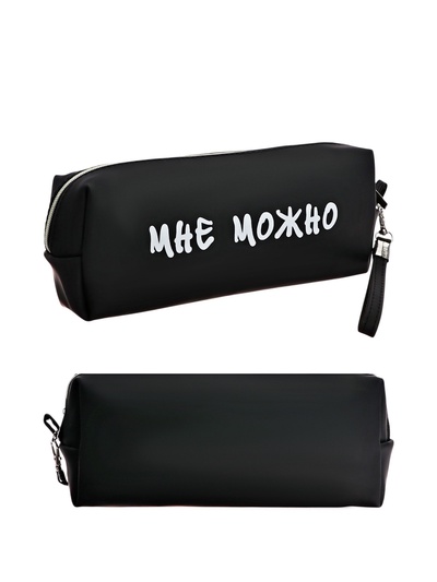 Пенал мягкий «deVENTE. Фразы», 1 отделение, искусственная кожа, МИКС