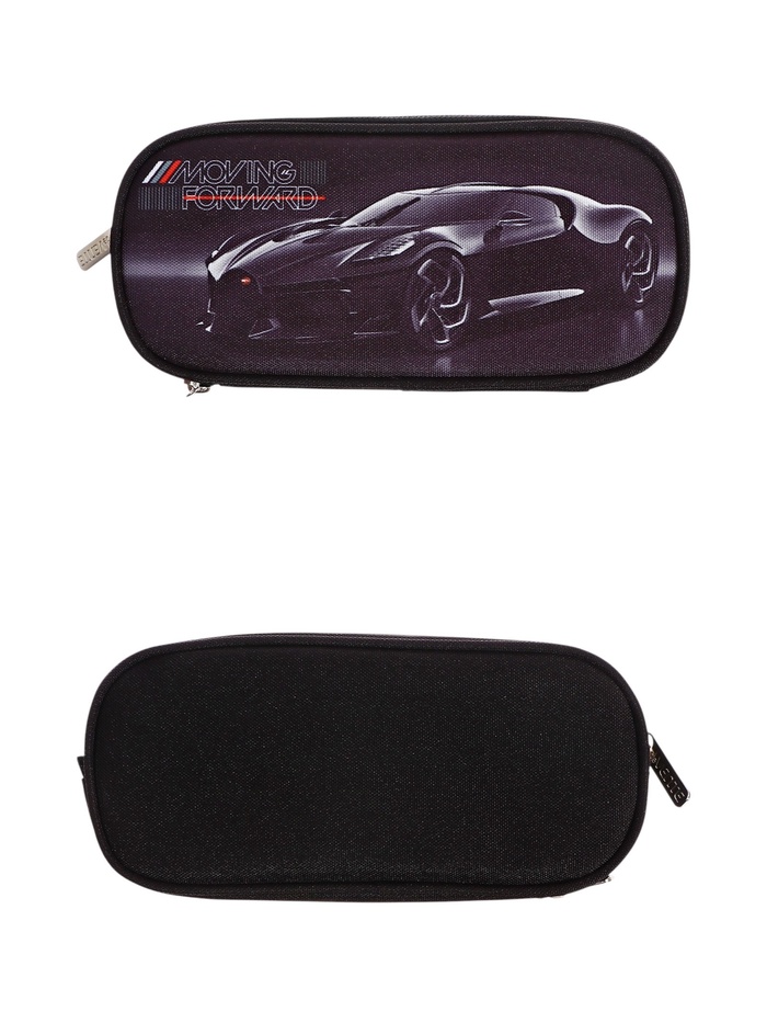 Пенал - футляр deVENTE Luxury Car, 95×220×70 мм, мягкий, на молнии, 1 отделение, текстиль, чёрный - Фото 1