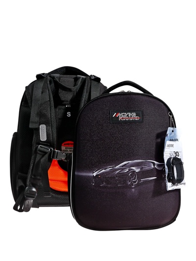 Рюкзак каркасный 38×28×16 см, deVENTE Choice 17L Luxury Car, для мальчика