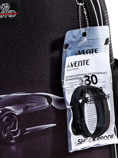 Рюкзак каркасный 38×28×16 см, deVENTE Choice 17L Luxury Car, для мальчика