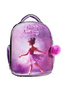 Рюкзак каркасный 35х27х13 см, deVENTE Junior 14L Ballet Academy, + брелок, для девочки 10841228 - фото 14658819