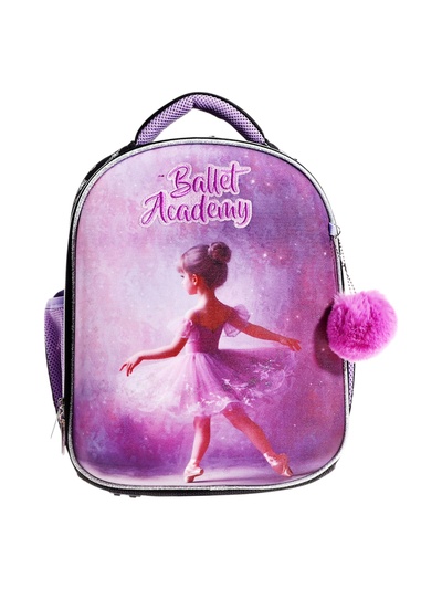 Рюкзак каркасный 35×27×13 см, deVENTE Junior 14L Ballet Academy, + брелок, для девочки