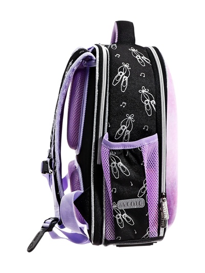 Рюкзак каркасный 35×27×13 см, deVENTE Junior 14L Ballet Academy, + брелок, для девочки