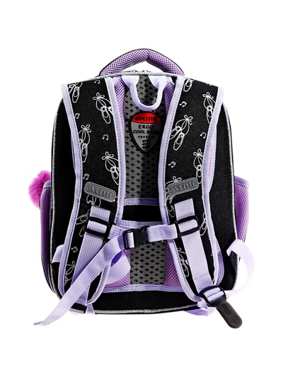 Рюкзак каркасный 35×27×13 см, deVENTE Junior 14L Ballet Academy, + брелок, для девочки