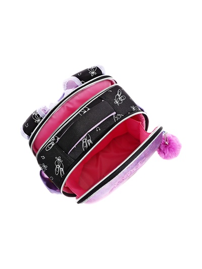 Рюкзак каркасный 35×27×13 см, deVENTE Junior 14L Ballet Academy, + брелок, для девочки