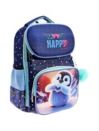 Рюкзак школьный 37х28х14 мм, deVENTE Smart 14L "Happy Pinguin", эргономичная спинка, для девочки 10841236 - фото 16511449