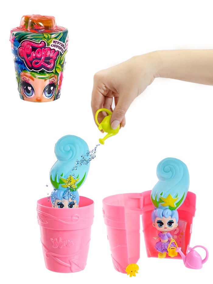 Уценка Игрушка-сюрприз в горшке «Флори», МИКС - Фото 1