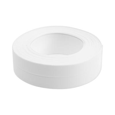 УЦЕНКА Лента бордюрная ТУНДРА, для ванн и раковин, самоклеящаяся, белая, 22 мм х 2,3 м