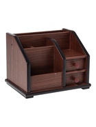 УЦЕНКА Органайзер 5 секции, 2 выдвижных ящика, серия Орех с кантом темным, 14×19, МИКС - Фото 15